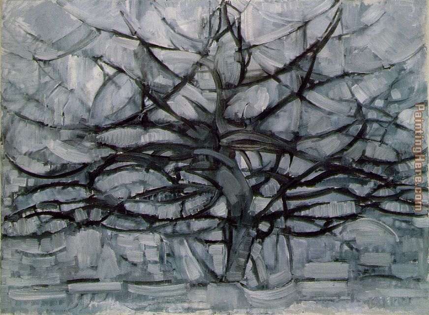 Piet Mondrian Gray Tree